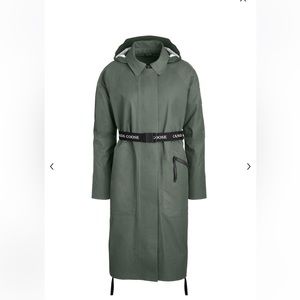 CANADA GOOSE black label BANTA clara green trench coat size S NWT